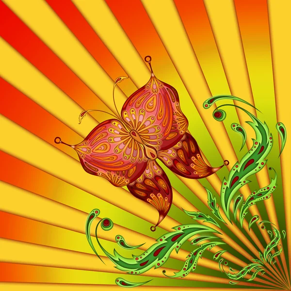 Mariposa colorida —  Fotos de Stock