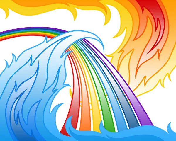 Ilustrace Rainbow — Stock fotografie