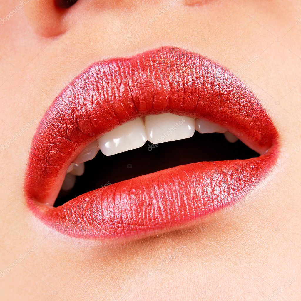 Beautiful lips Stock Photo by ©valuavitaly 1487903