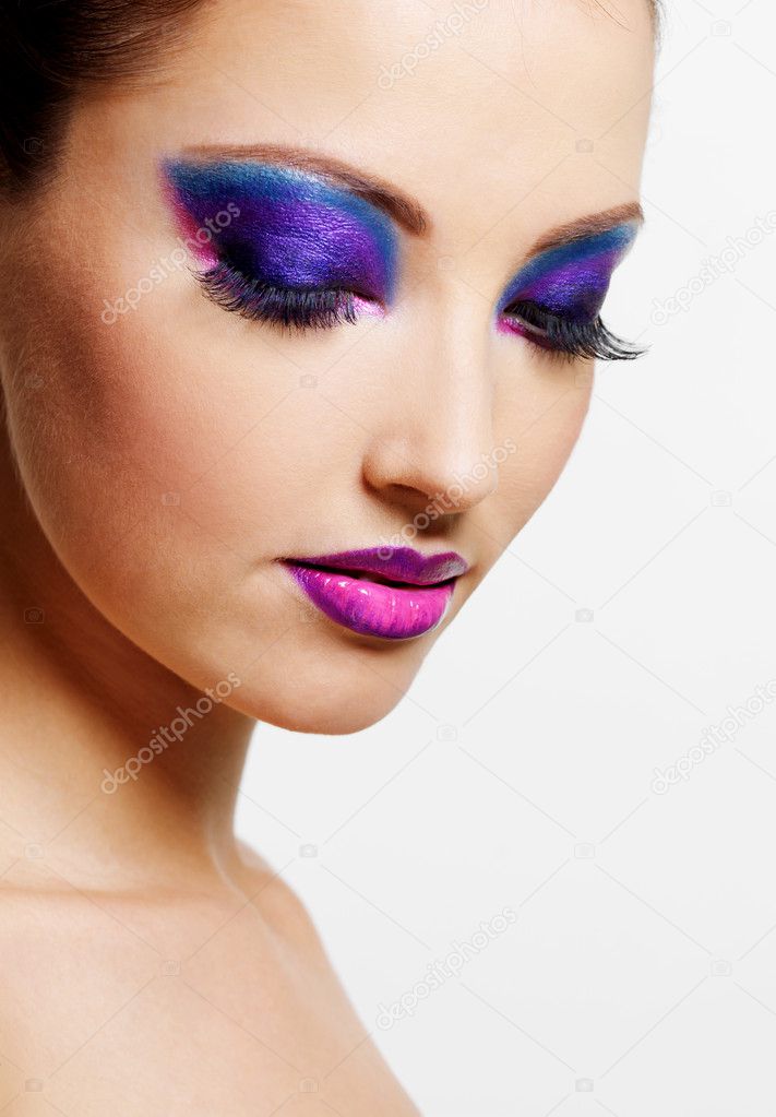 Female with beauty fashion make-up — Stock Photo © valuavitaly #1535785