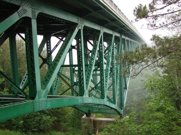Περικοπή rive γέφυρα mi ΗΠΑ — Φωτογραφία Αρχείου