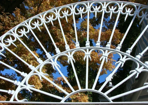 stock image White ironwork