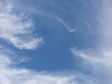 Cirrus clouds clipart