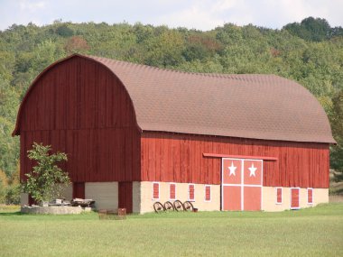 Red barn clipart