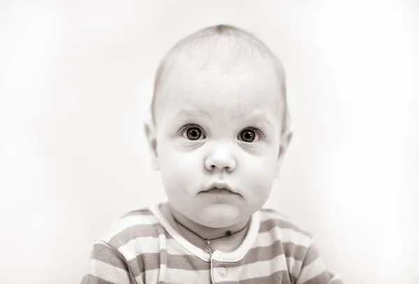 Cute serious child — Stock Photo, Image