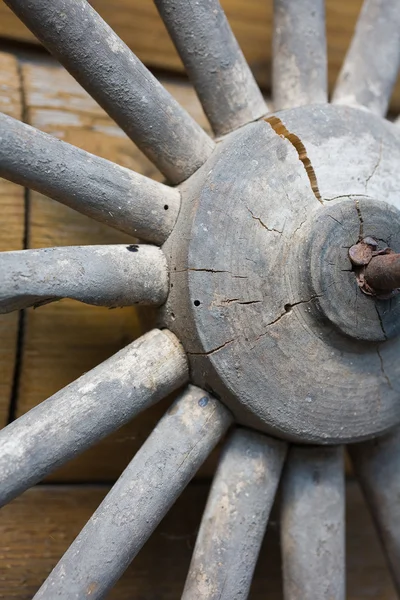 Stock image Wooden wheel macro