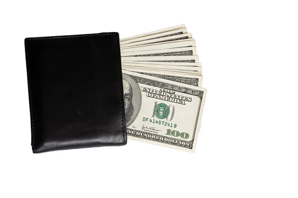 Pengar i plånboken — Stockfoto