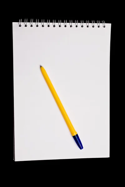 Penna på papper — Stockfoto