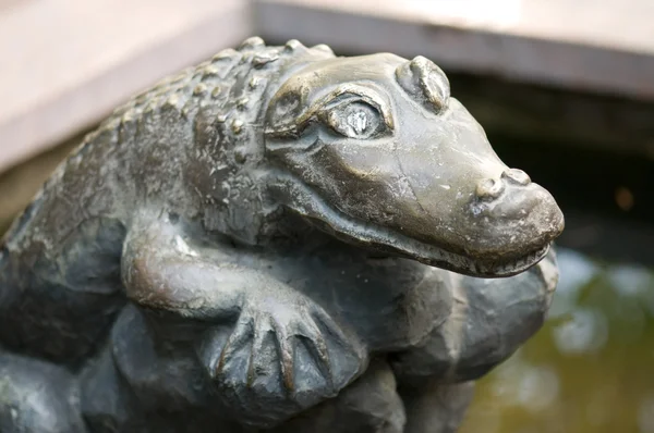 stock image Crocodile statue