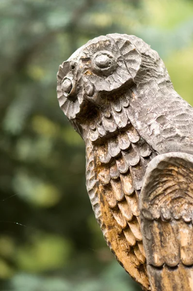 Owl wooden — Stock Photo, Image