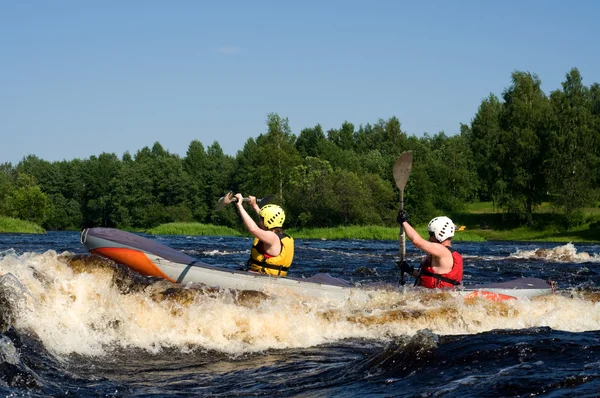 Kayak en el río —  Fotos de Stock