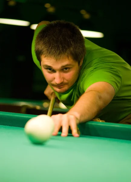 Pool player — Stock Photo, Image