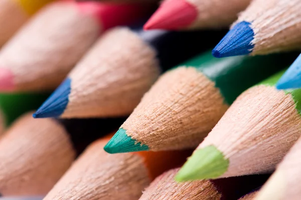 Çok renkli kalemler — Stok fotoğraf