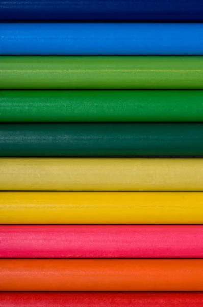 Олівці з багатобарвним — стокове фото