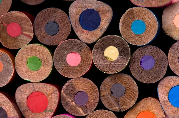 Çok renkli kalemler — Stok fotoğraf