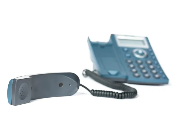 Handset and telephone — Stock Photo, Image