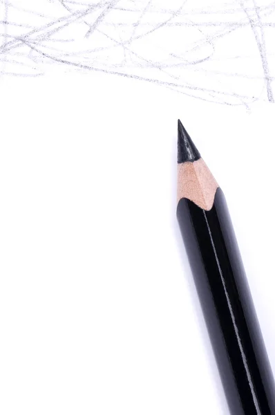 Ołówek na papierze — Zdjęcie stockowe