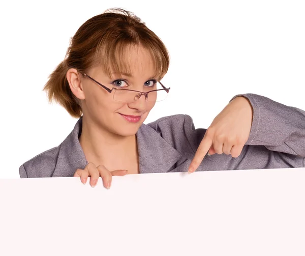 Женщина в очках — стоковое фото