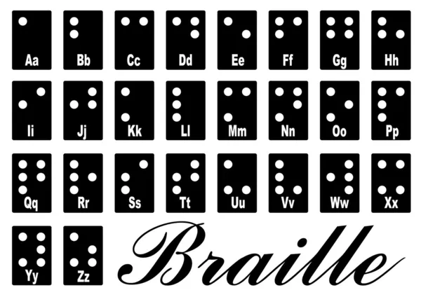 Braille-írás — Stock Fotó