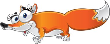 Cheerful Fox clipart