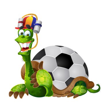 Kaplumbağa futbol fan