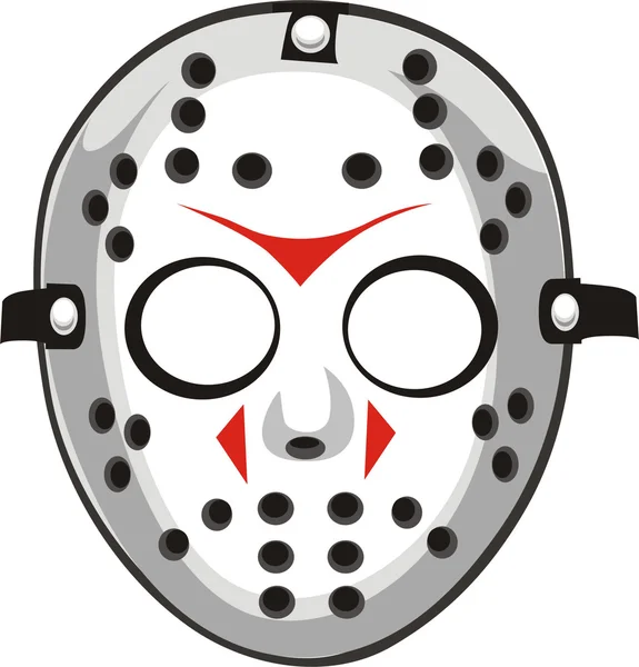 Vector hockey mask — Stock Vector