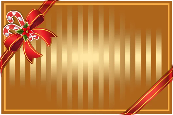 Fond d'or de Noël — Image vectorielle