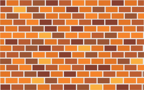 Illustration vectorielle de briques orange — Image vectorielle