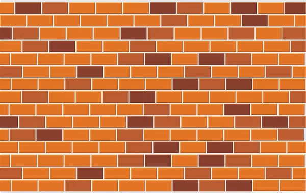 Wall of capacity brick. vector illustrat — Stock Vector
