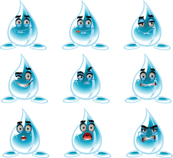 Water playful smiles