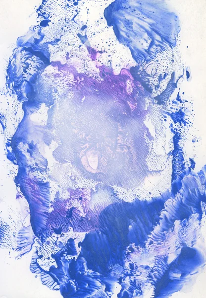 Сине-белая гуашь — стоковое фото
