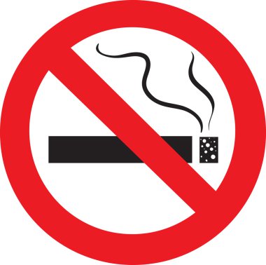 No smoking clipart