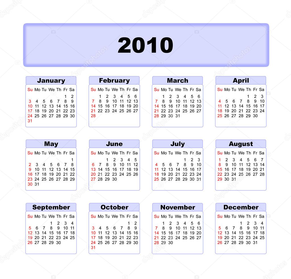 Kalender Tahun 2010