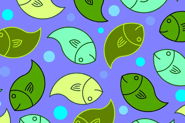 Retro Fish Pattern