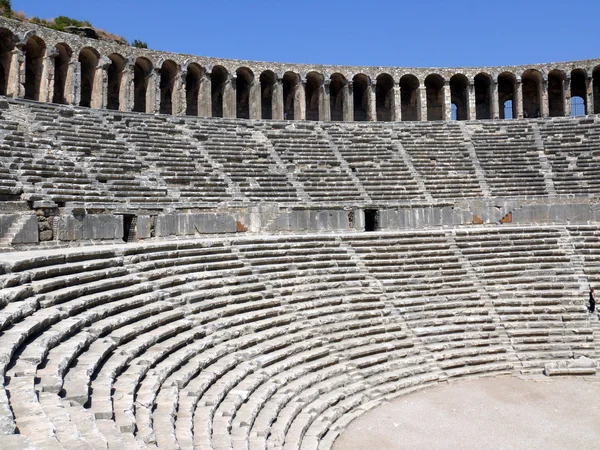 古いギリシャ円形劇場アスペンドス - トルコ — ストック写真