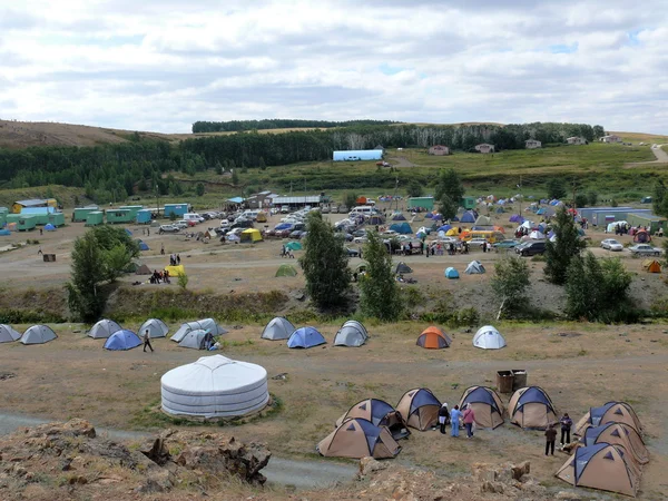 캠프장 — 스톡 사진