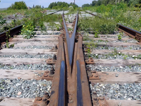Starej linii kolejowej — Zdjęcie stockowe