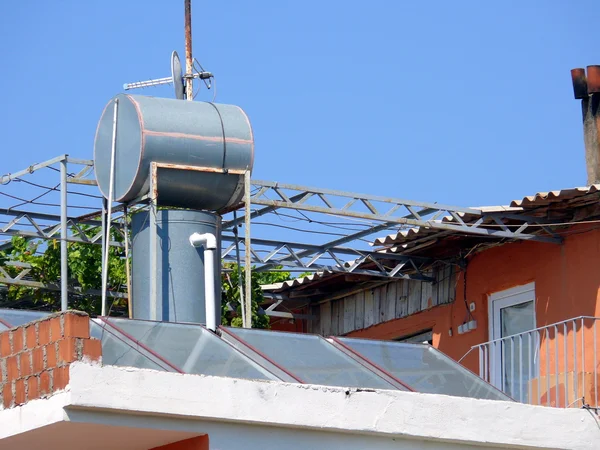 stock image Sun panel at the house roof