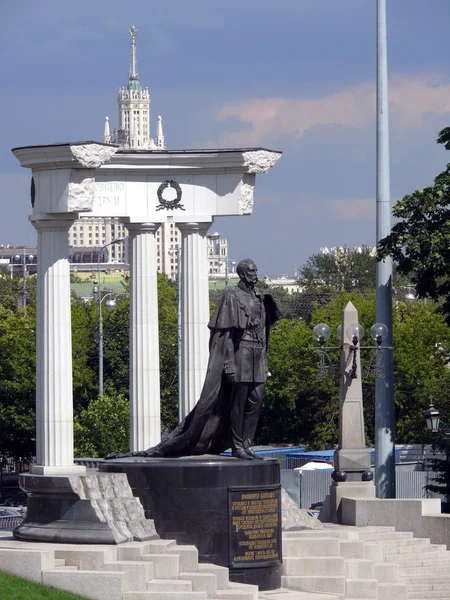 Monument of Alexander - Moscow — Stock Photo, Image