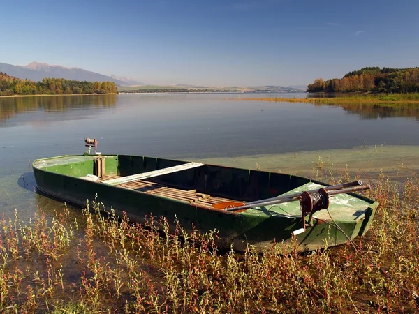 stock image Boat by the lake