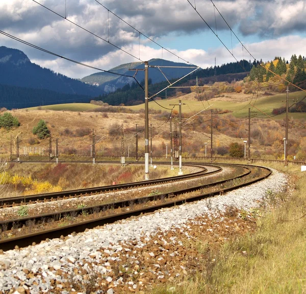 Empty railroad — Stock Photo, Image
