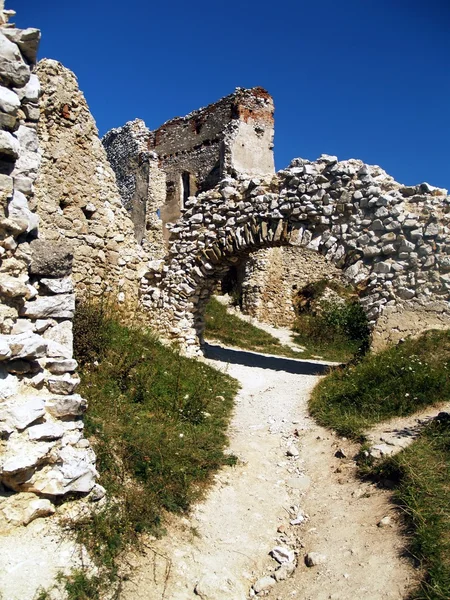 O Castelo de Cachtice - interior — Fotografia de Stock