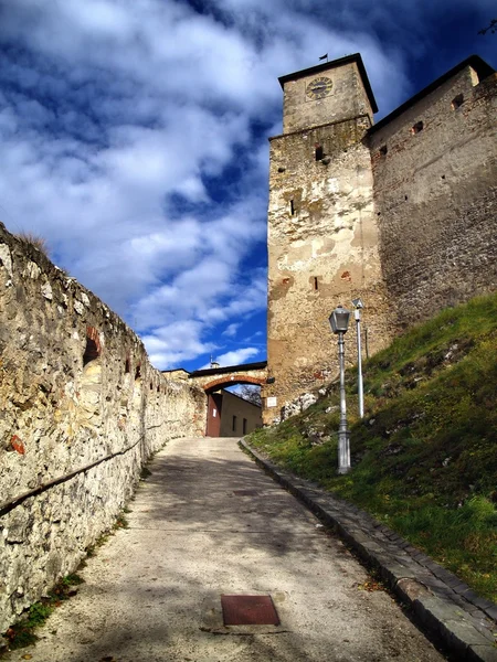 Trencin Castle entrance — Stock Photo, Image