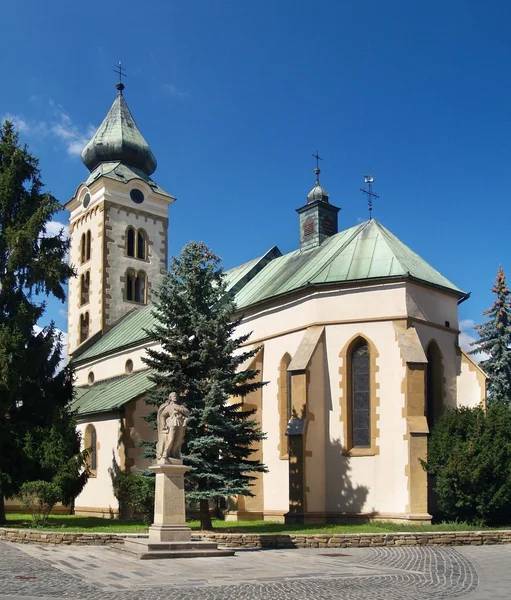 Igreja em Liptovsky Mikulas — Fotografia de Stock