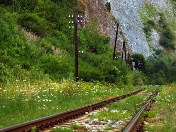 Vanha rautatie — kuvapankkivalokuva