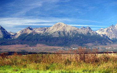 The Tatra Mountains in Summer clipart