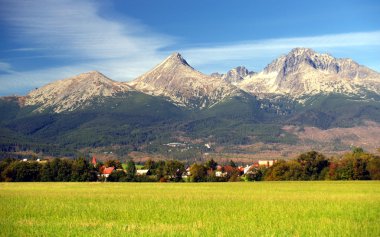 The Tatra Mountains in Summer clipart