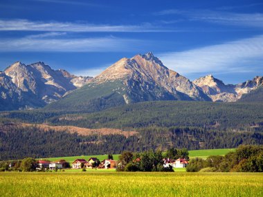 The Tatra Mountains in Summer clipart