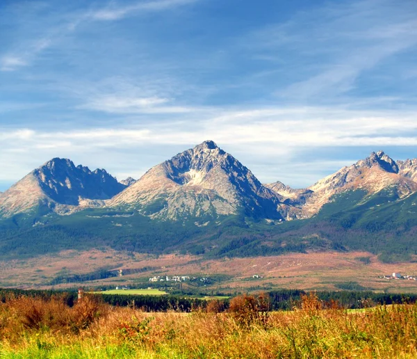 Montagne variopinte di Tatra in estate — Foto Stock