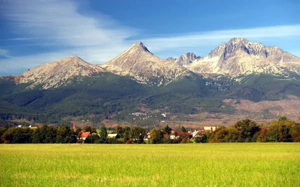Las montañas Tatra en verano Imagen de archivo